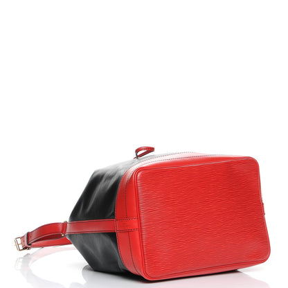 Louis Vuitton Epi Noe Black Red 4 of 9