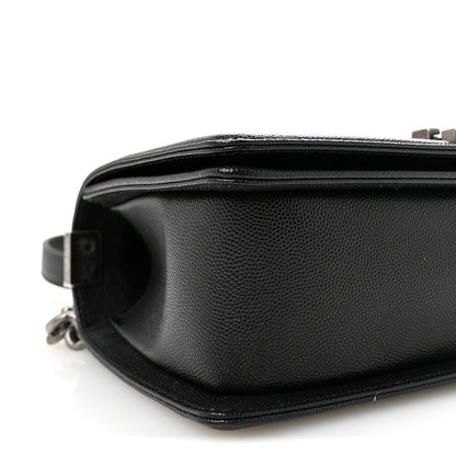 Chanel Caviar Quilted Medium Boy Flap Black 9 of 11