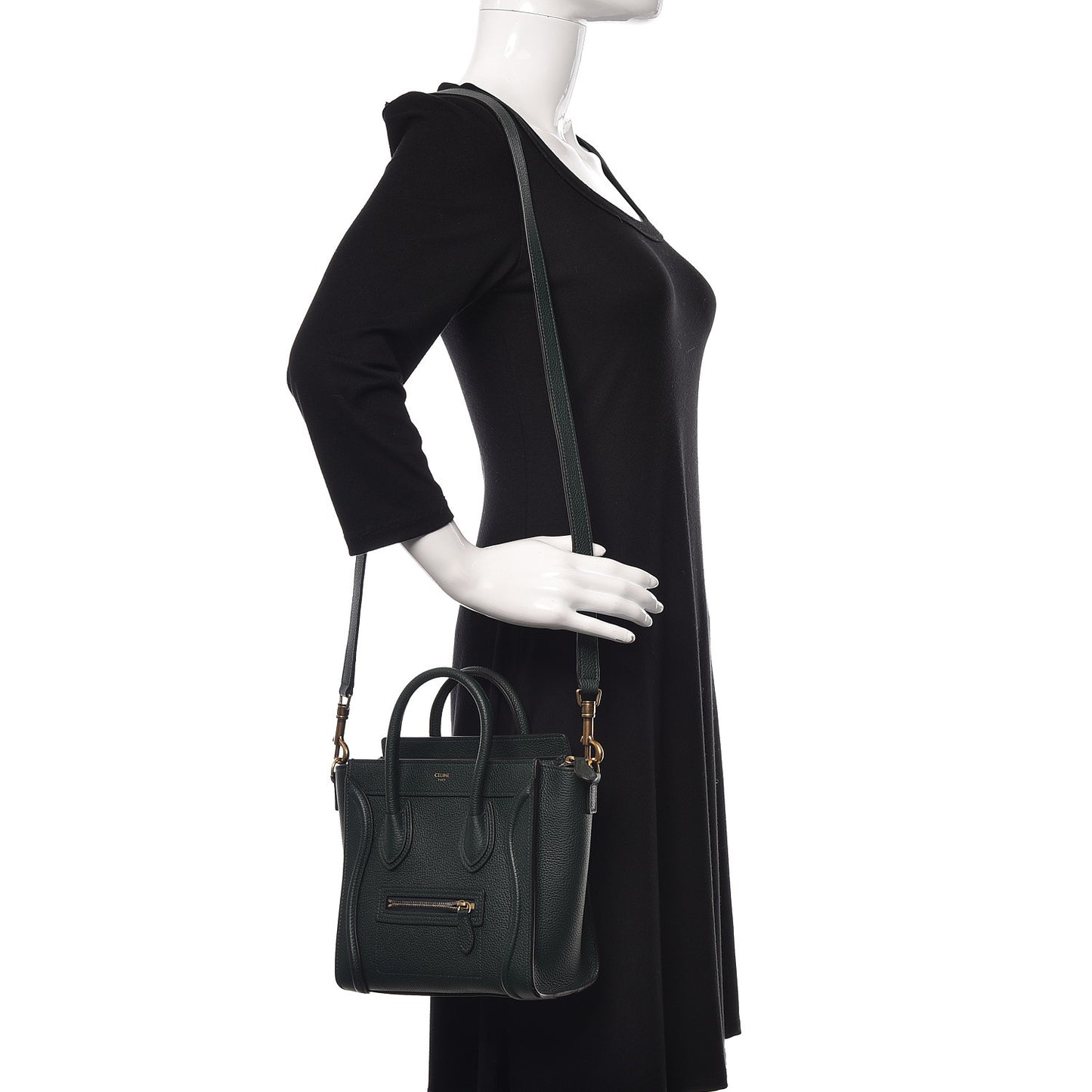 Drummed Calfskin Nano Luggage Amazone