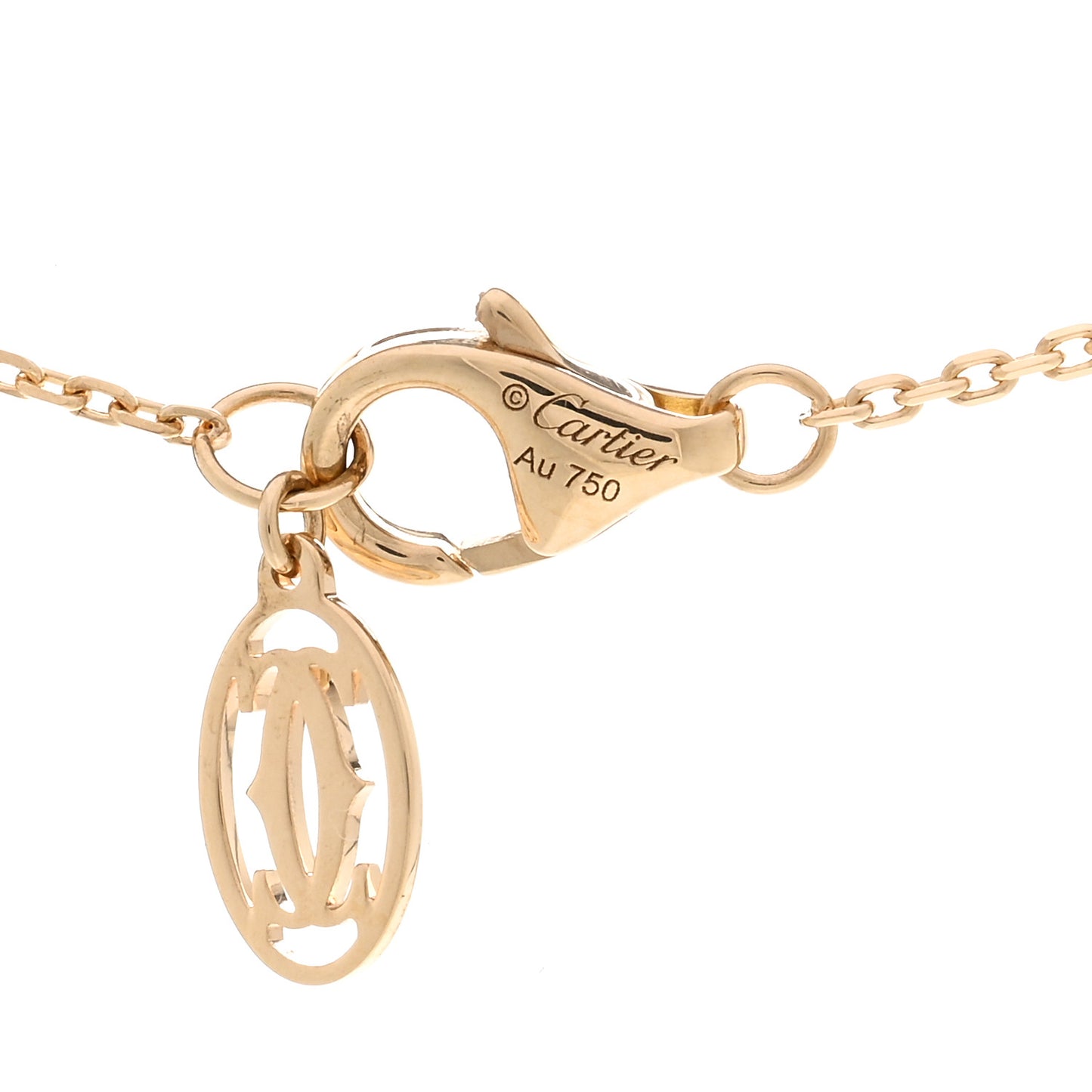 18K Yellow Gold Diamond XS D'Amour Pendant Necklace