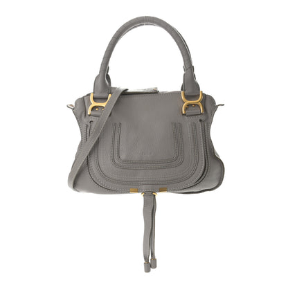 Chloe Calfskin Small Marcie Satchel Cashmere Grey 1 of 12