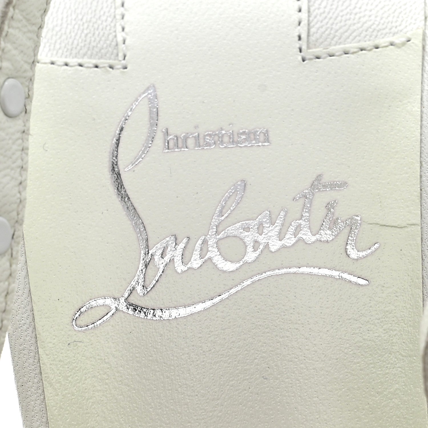 Christian Louboutin Nappa Bombina Spikes 100 Sandals 37.5 White 8 of 14