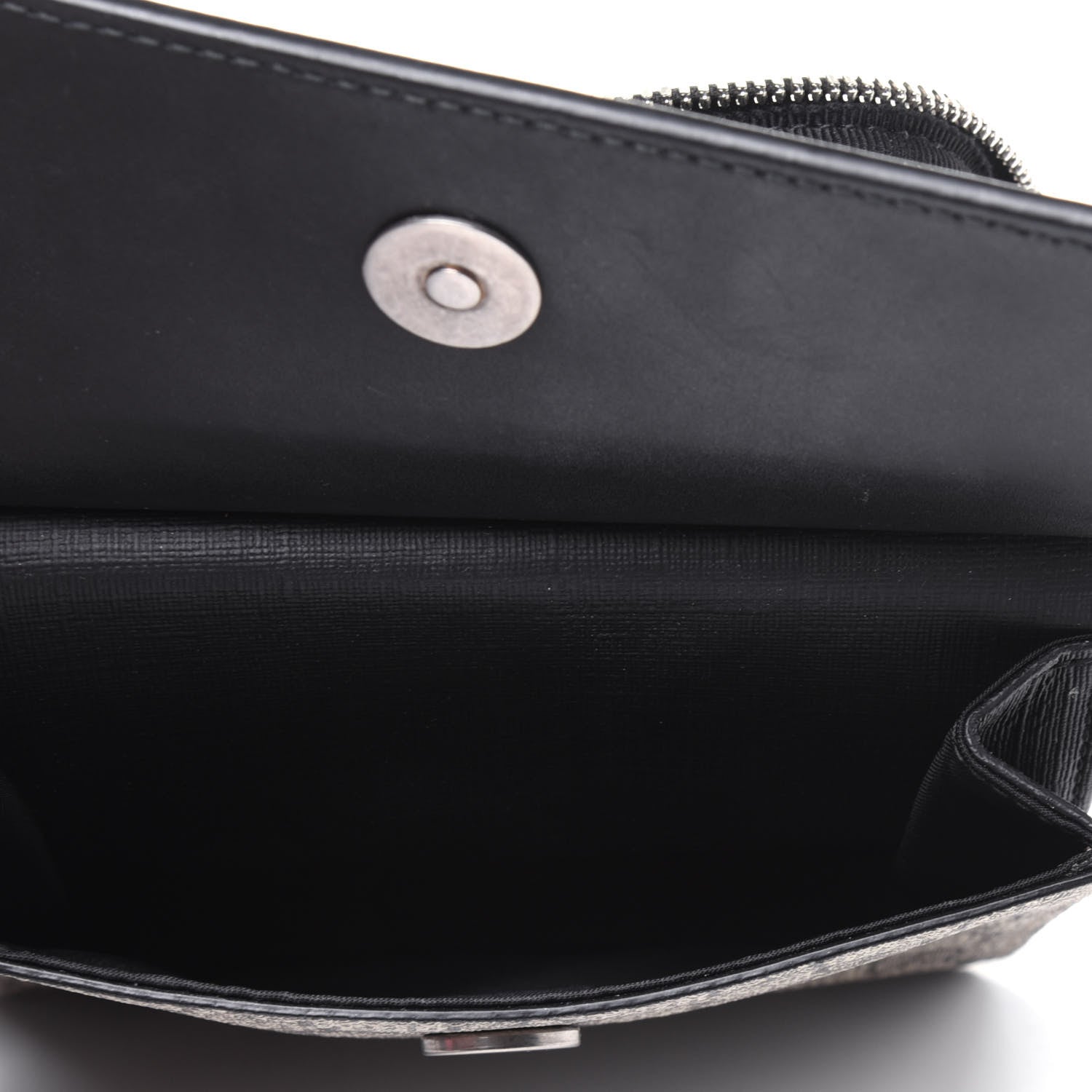 Gucci GG Supreme Monogram Web Belt Bag Black 6 of 15