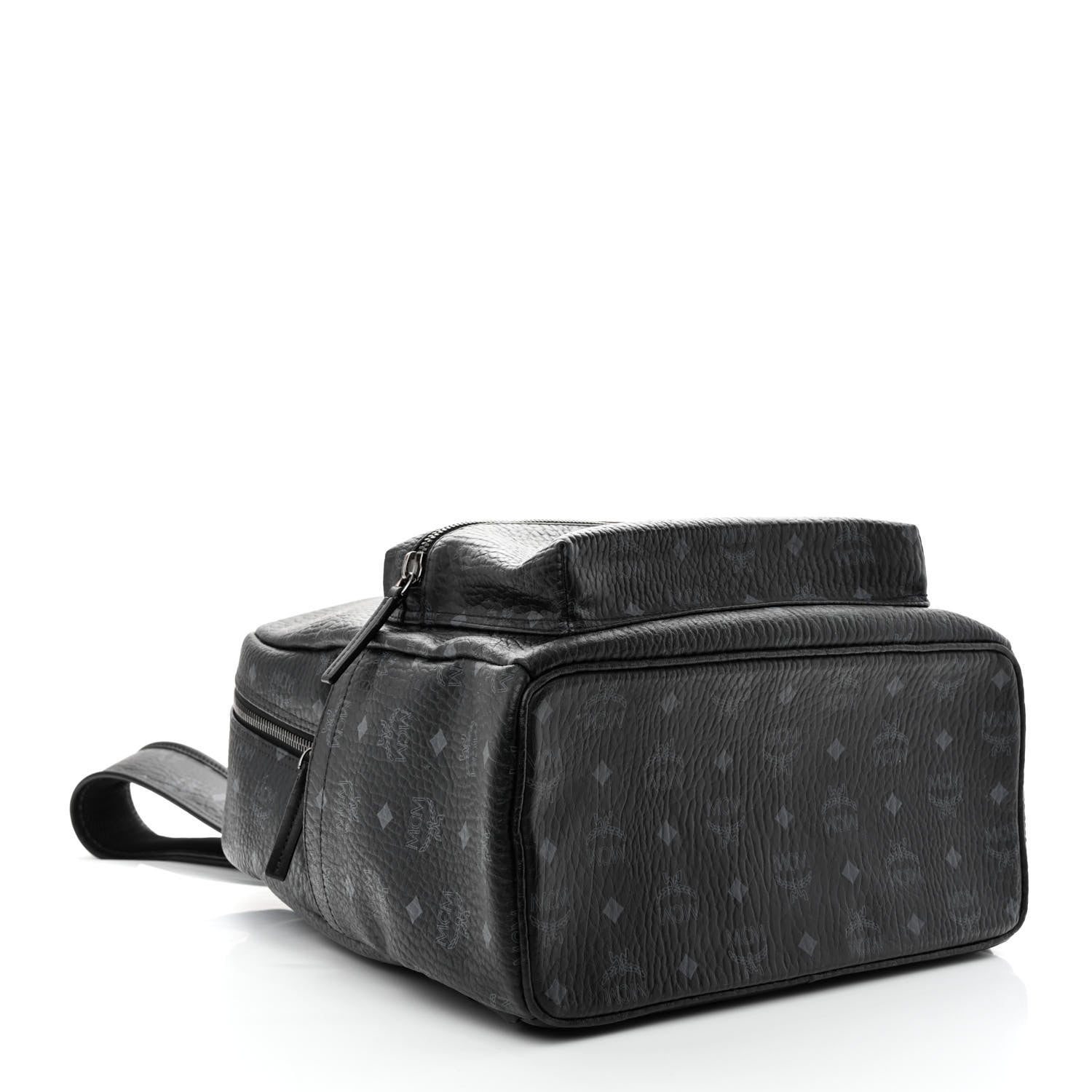 MCM Visetos Medium Stark Backpack Black 4 of 14