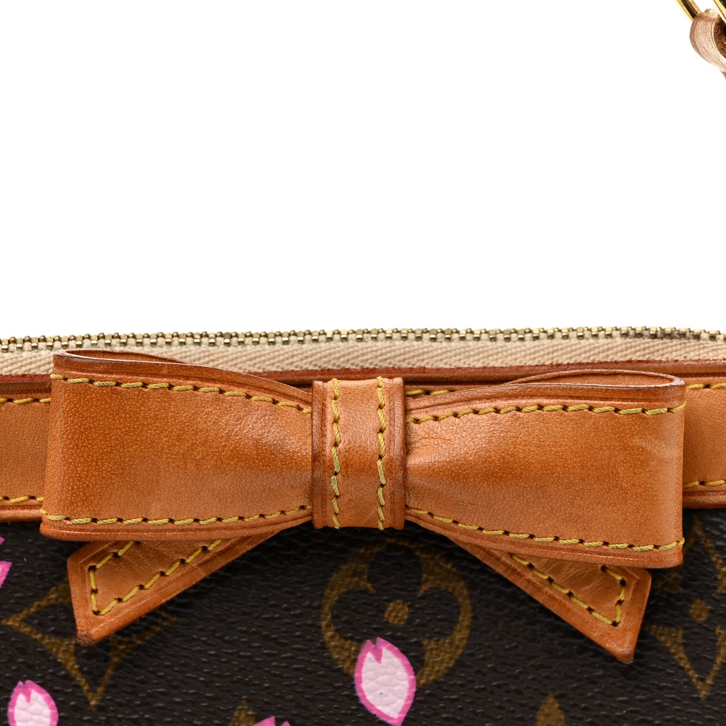 Monogram Cherry Blossom Pochette Accessories Brown