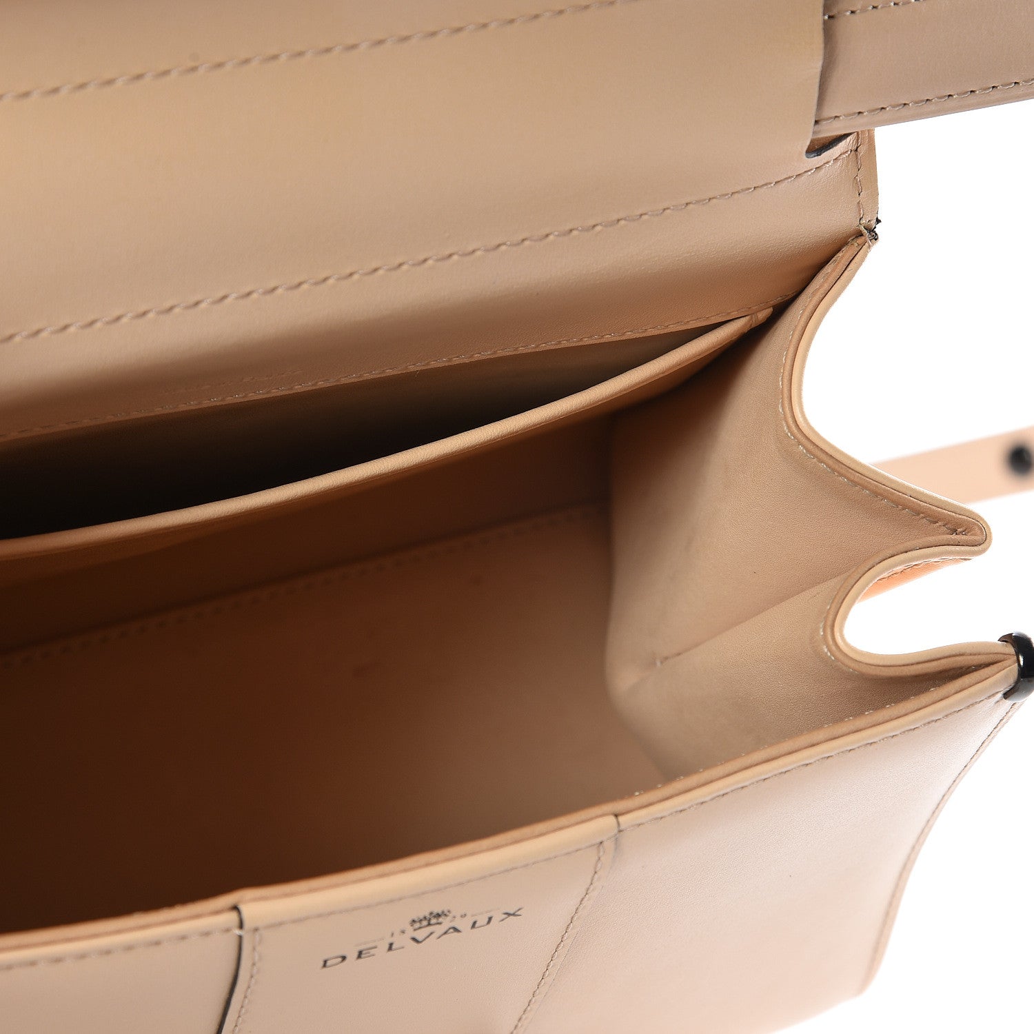 Delvaux Calfskin Mini Brillant Satchel Nude 4 of 10