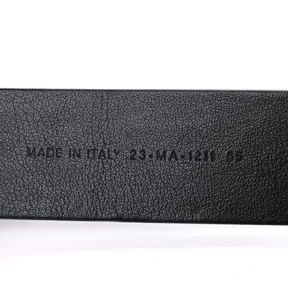 Christian Dior Calfskin 35mm Montaigne Belt 85 34 Black 3 of 6