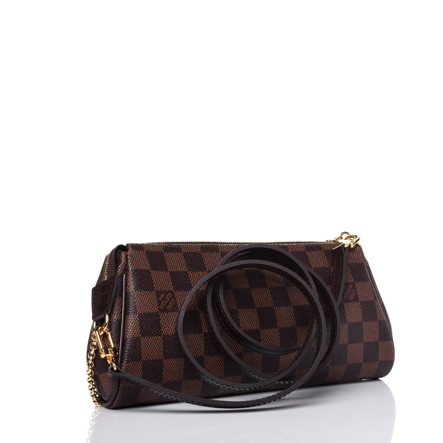 Louis Vuitton Damier Ebene Eva Clutch 3 of 10