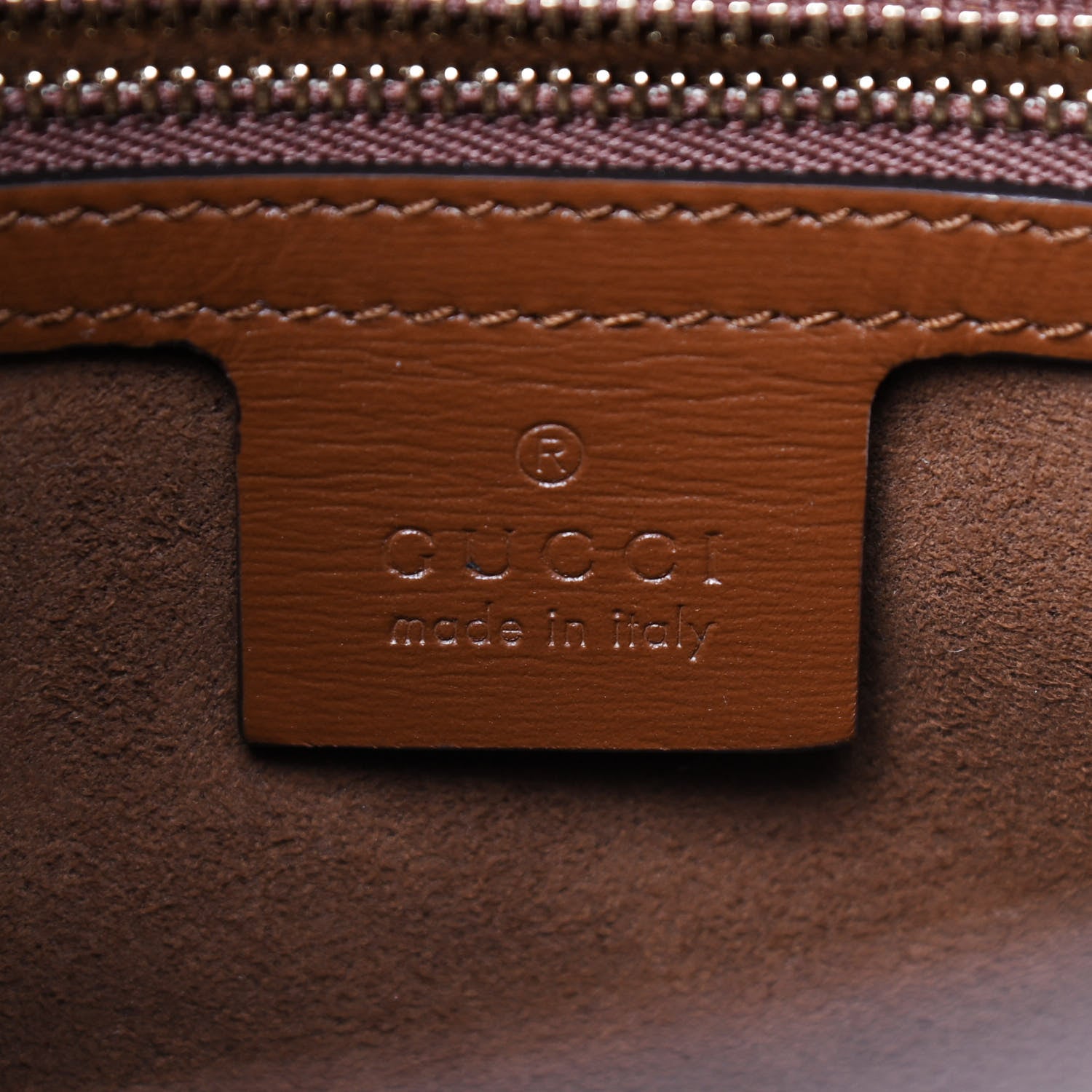 Gucci Boarded Plutone Calfskin Medium Arli Shoulder Bag Nocciola 8 of 9