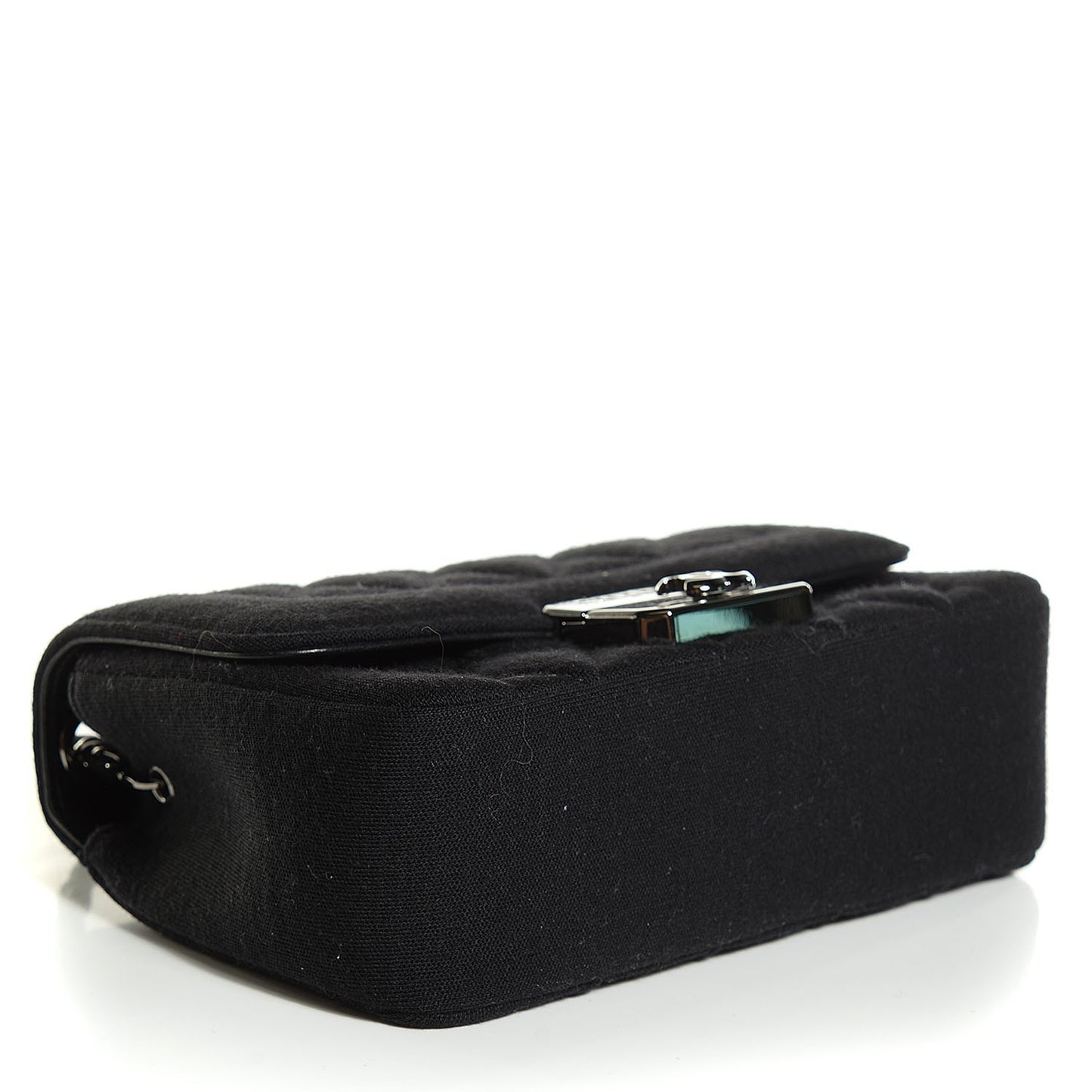 Jersey Quilted Mini Chic With Me Flap Black