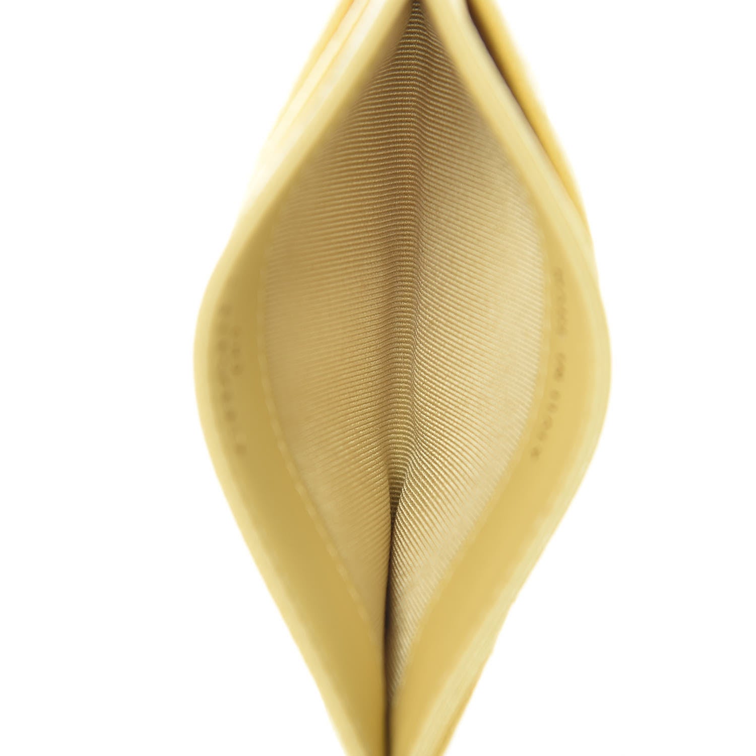 Chanel Iridescent Caviar Quilted Card Holder Yellow 5 of 9