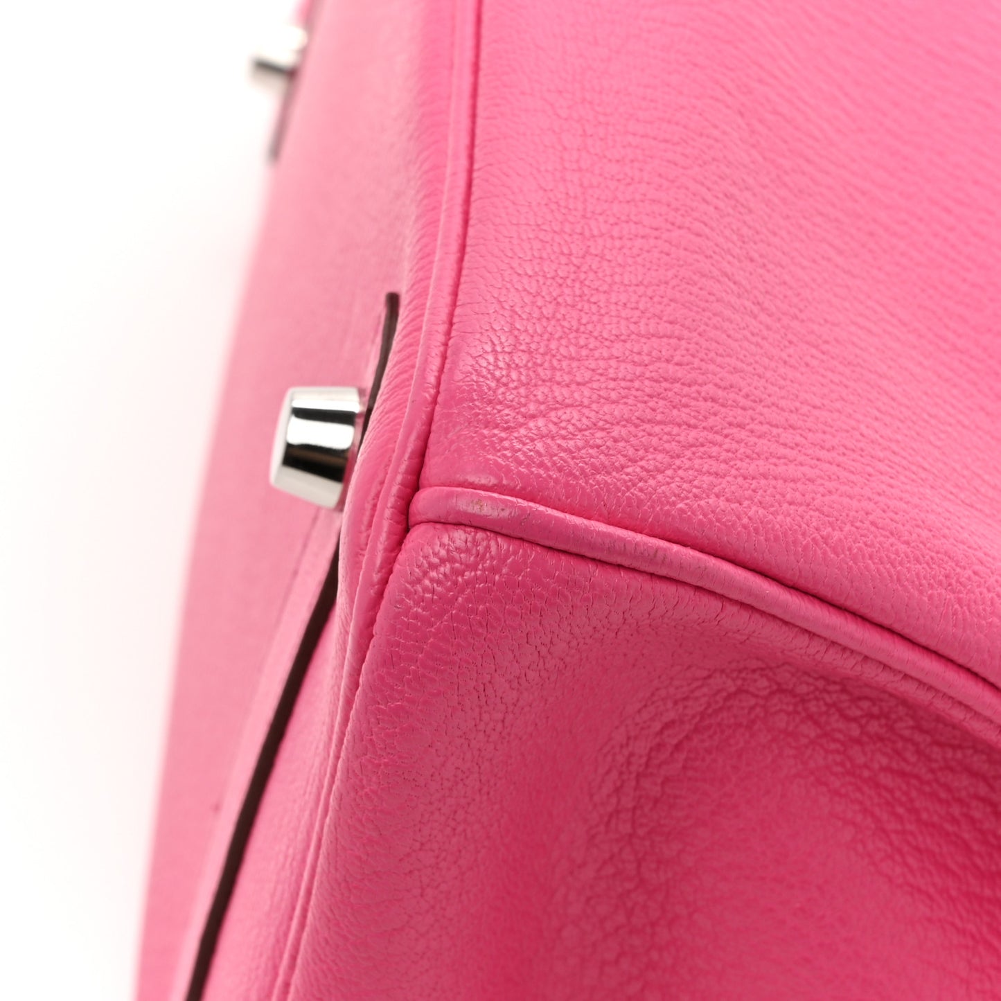 Chevre Mysore Birkin 30 Rose Shocking