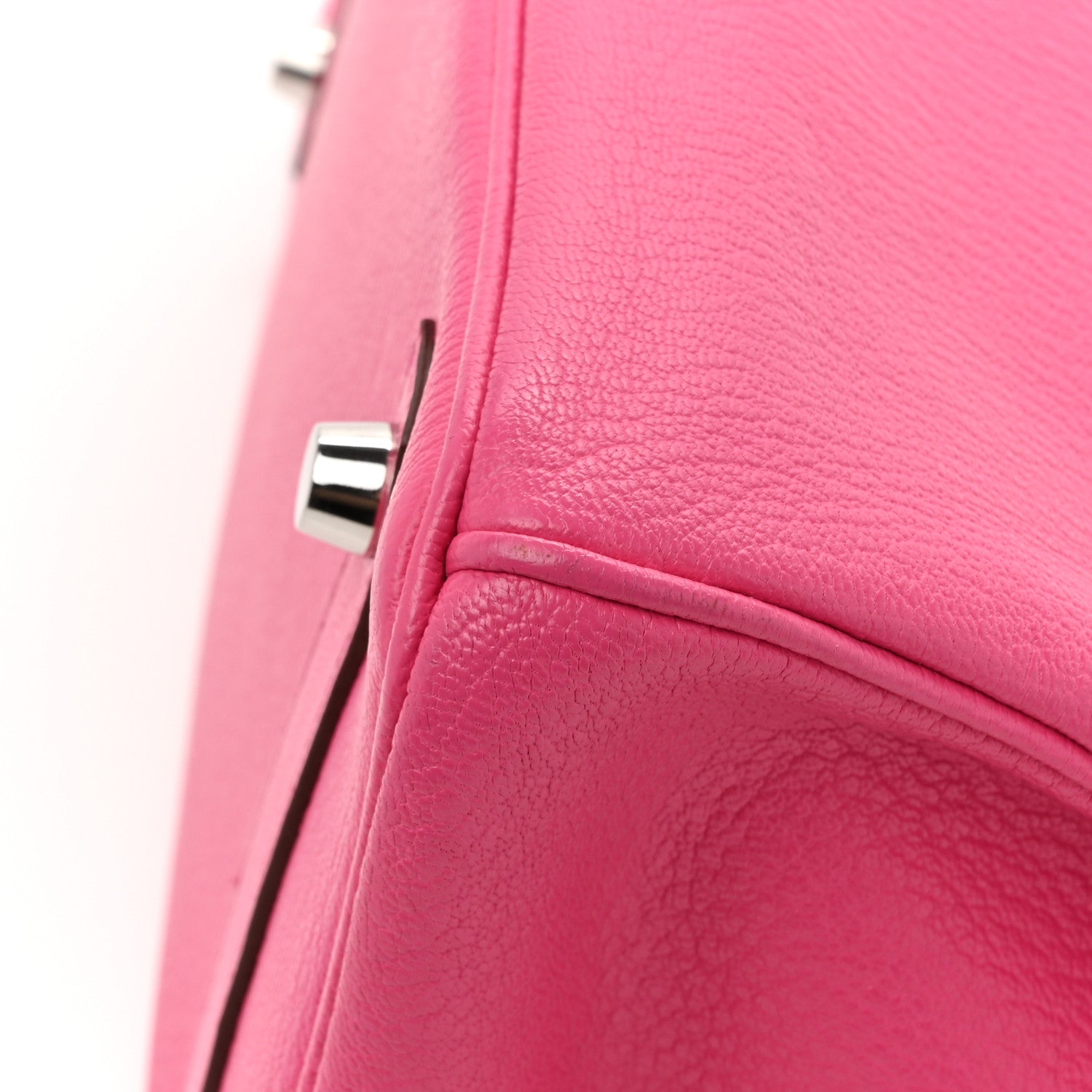 Hermes Chevre Mysore Birkin 30 Rose Shocking 11 of 16