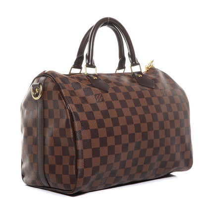 Louis Vuitton Damier Ebene Speedy Bandouliere 30 3 of 7