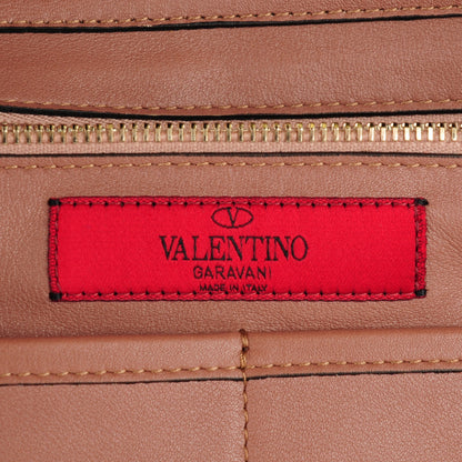 Valentino Garavani Vitello Medium Rockstud Tote Beige 6 of 8