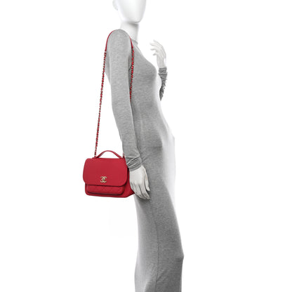 Chanel Caviar Quilted Medium Business Affinity Flap Red 3 of 11