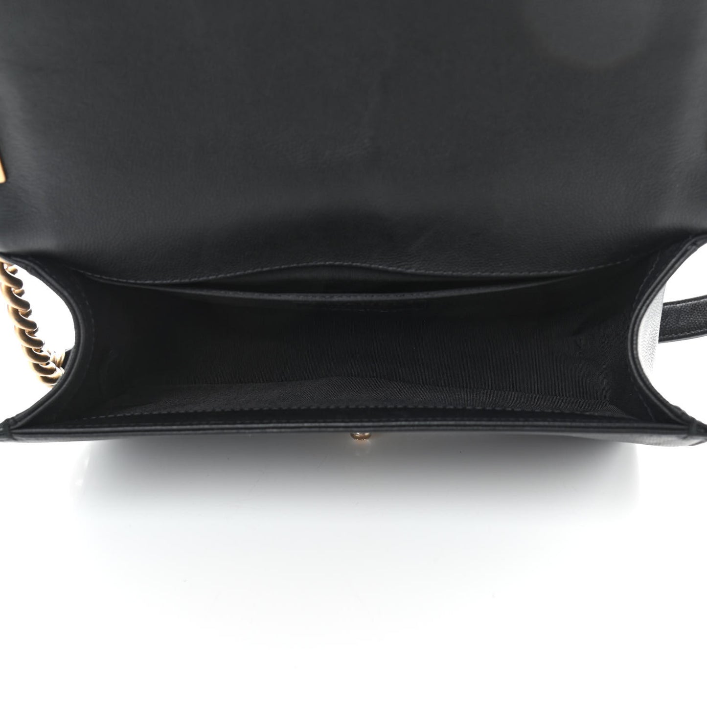 Caviar Quilted Medium Boy Flap Black