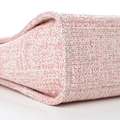 Chanel Woven Straw Raffia Mini Deauville Tote Pink 8 of 9