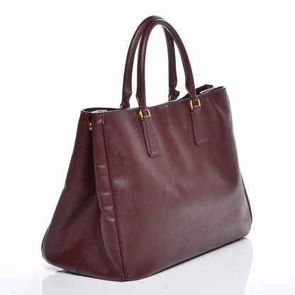 Prada Saffiano Lux Large Tote Granato 3 of 7