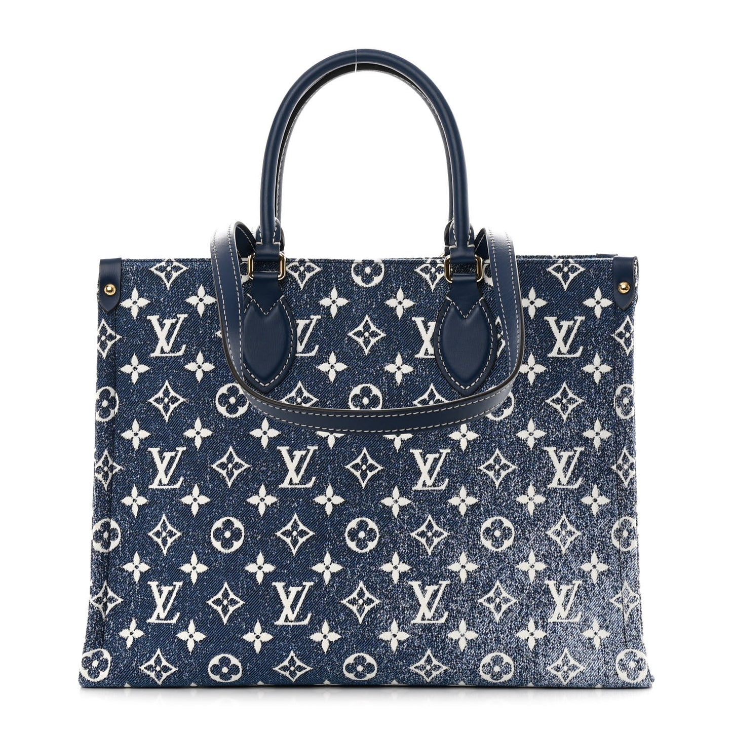 Monogram Jacquard Denim Onthego MM Bleu