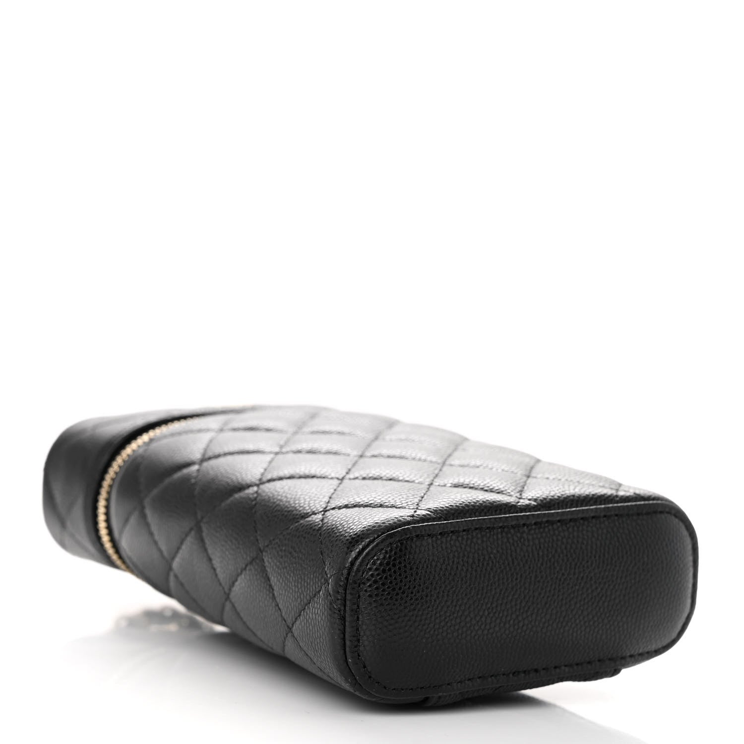 Chanel Caviar Quilted Phone Holder With Chain Black 3 of 10