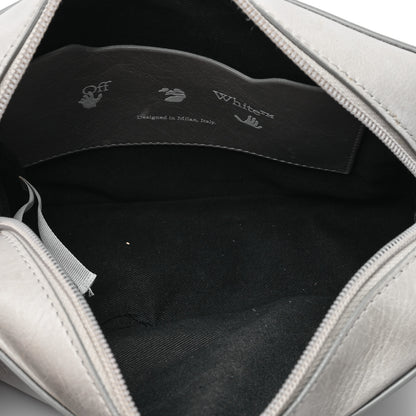 Off-White Calfskin Diag Binder Clip Camera Belt Bag Light Grey 5 of 9