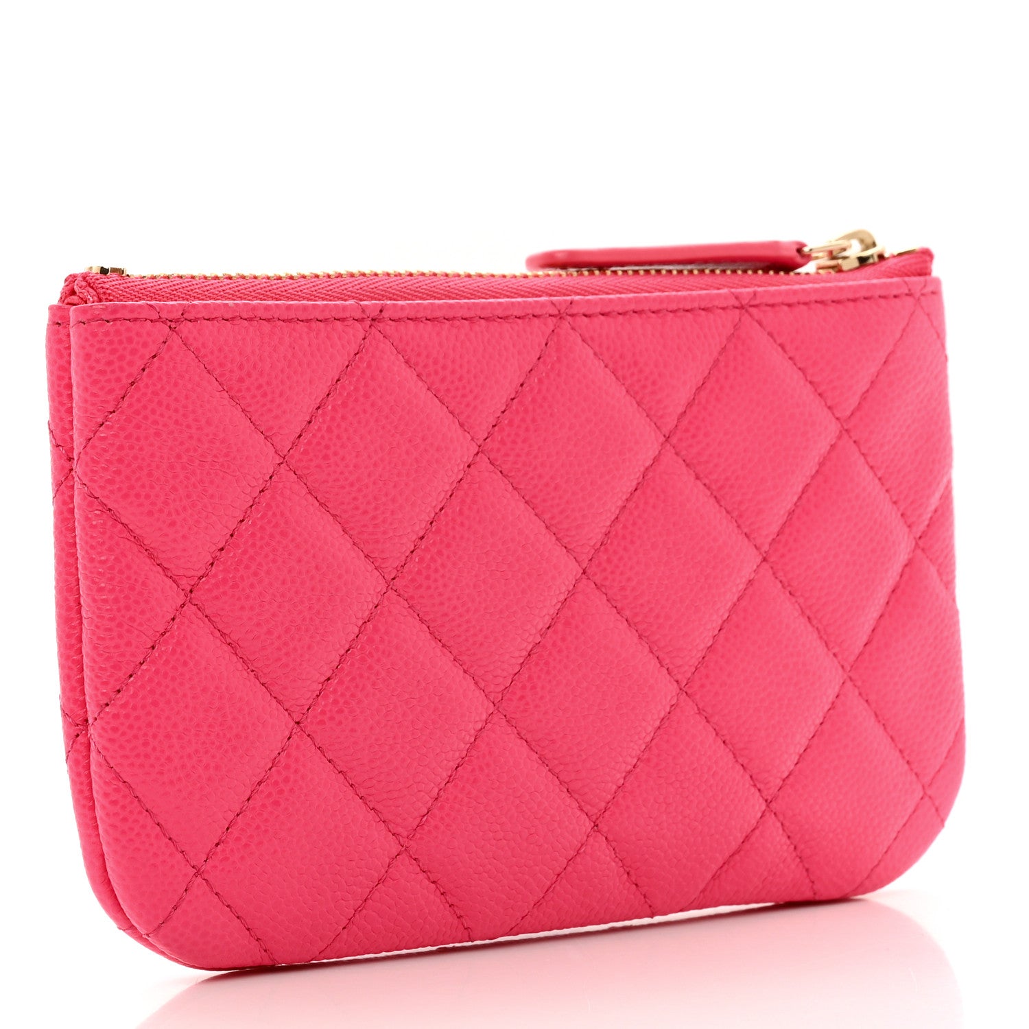 Chanel Caviar Quilted Small Cosmetic Case Pink 3 of 8