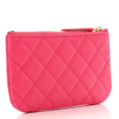 Chanel Caviar Quilted Small Cosmetic Case Pink 3 of 8
