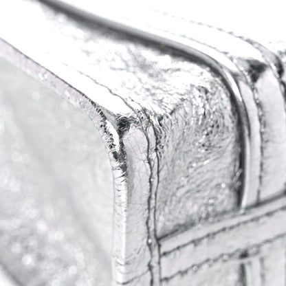 Balenciaga Metallic Calfskin XXS Bazar Shopper Tote Silver Hardware 10 of 11