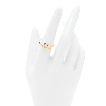 Cartier 18K Yellow Gold Small Juste Un Clou Ring 56 7.5 2 of 5