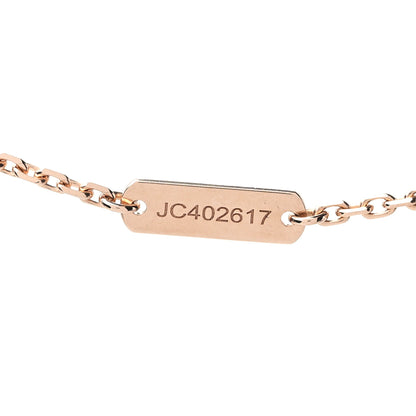 Van Cleef & Arpels 18K Rose Gold Trace Chain 4 of 6