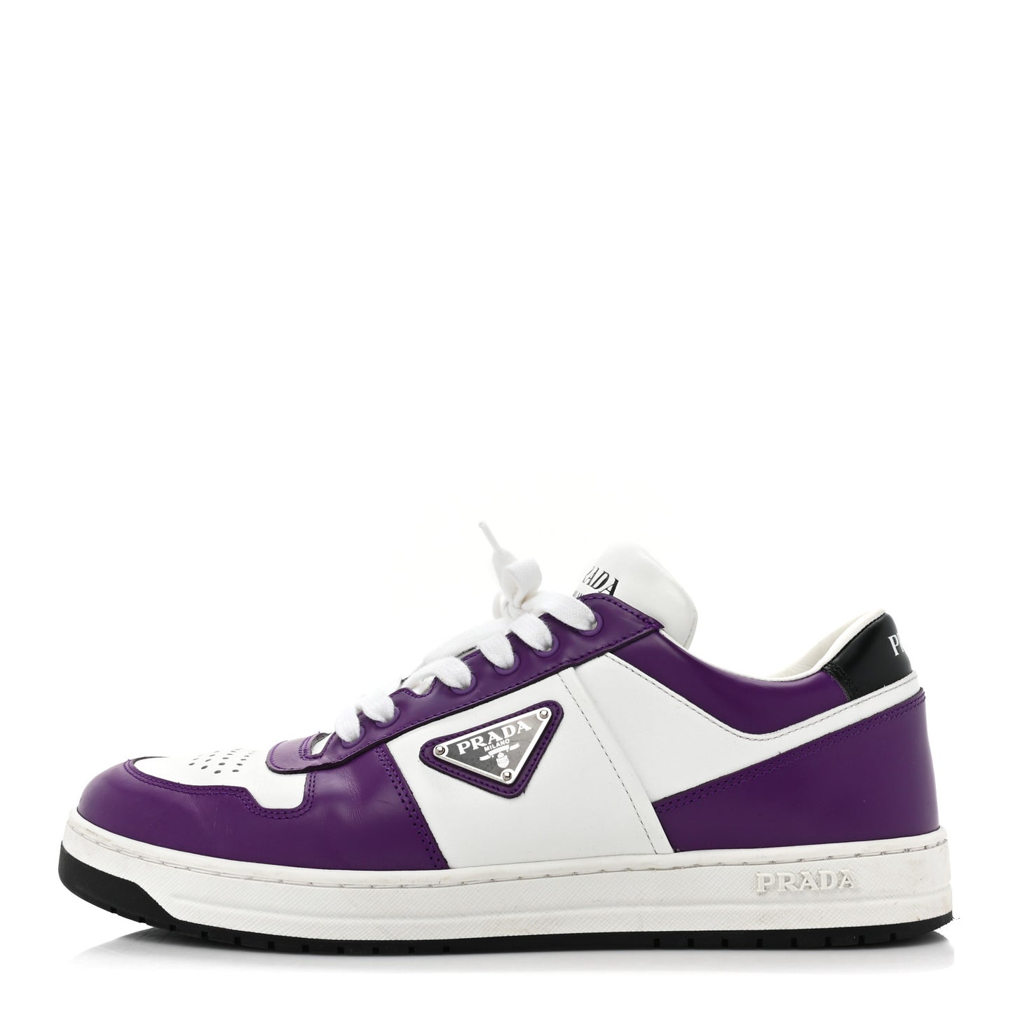 Vitello Rois Metal Triangle Logo Mens Downtown Low Top Sneakers 8 White Ciclamino