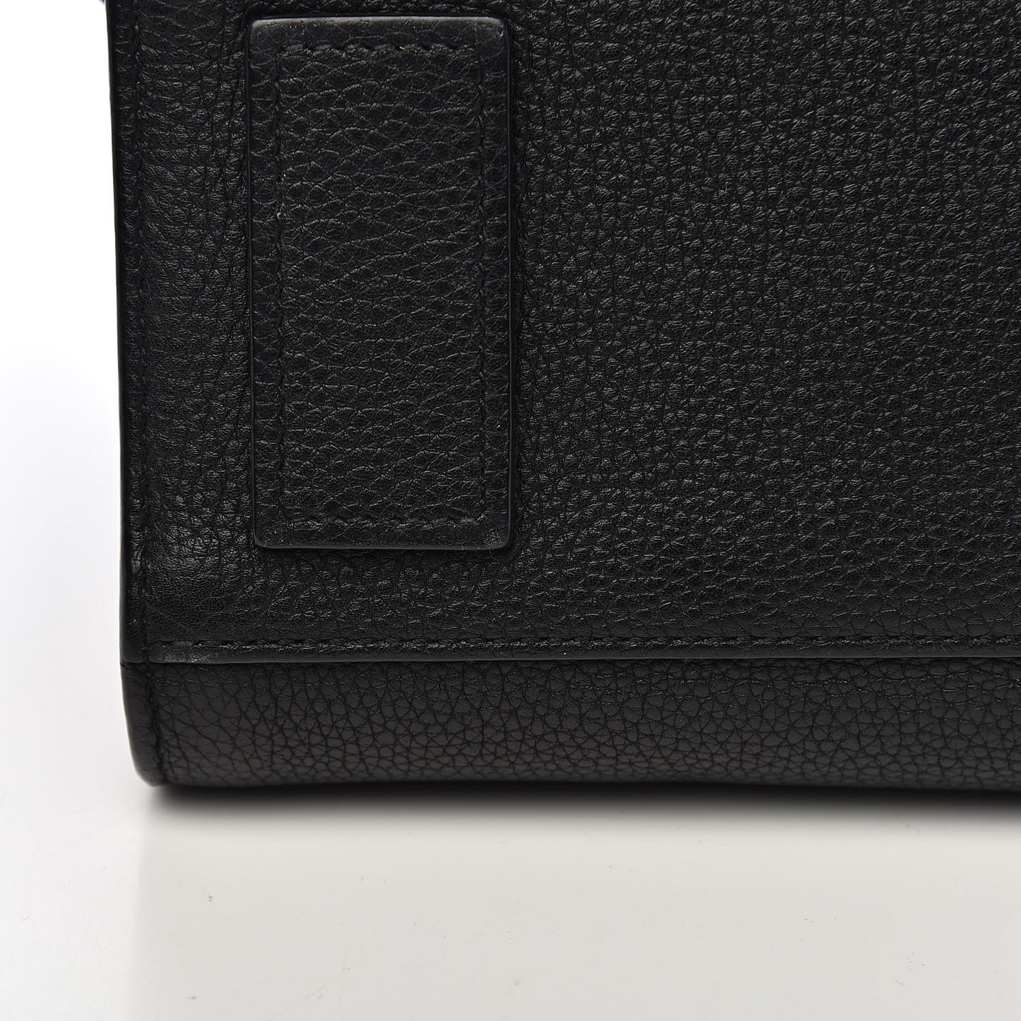 Grained Calfskin Baby Sac De Jour Souple Black