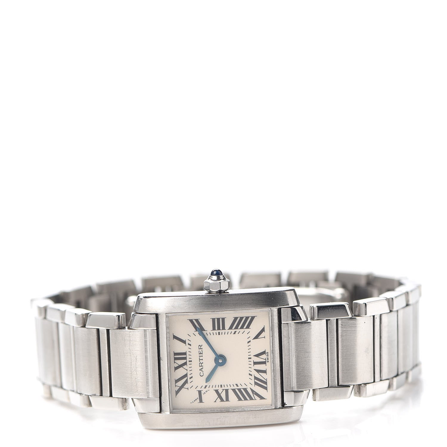Cartier Stainless Steel 20mm Tank Francaise Quartz Watch 2 of 5