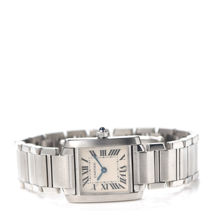 Cartier Stainless Steel 20mm Tank Francaise Quartz Watch 2 of 5