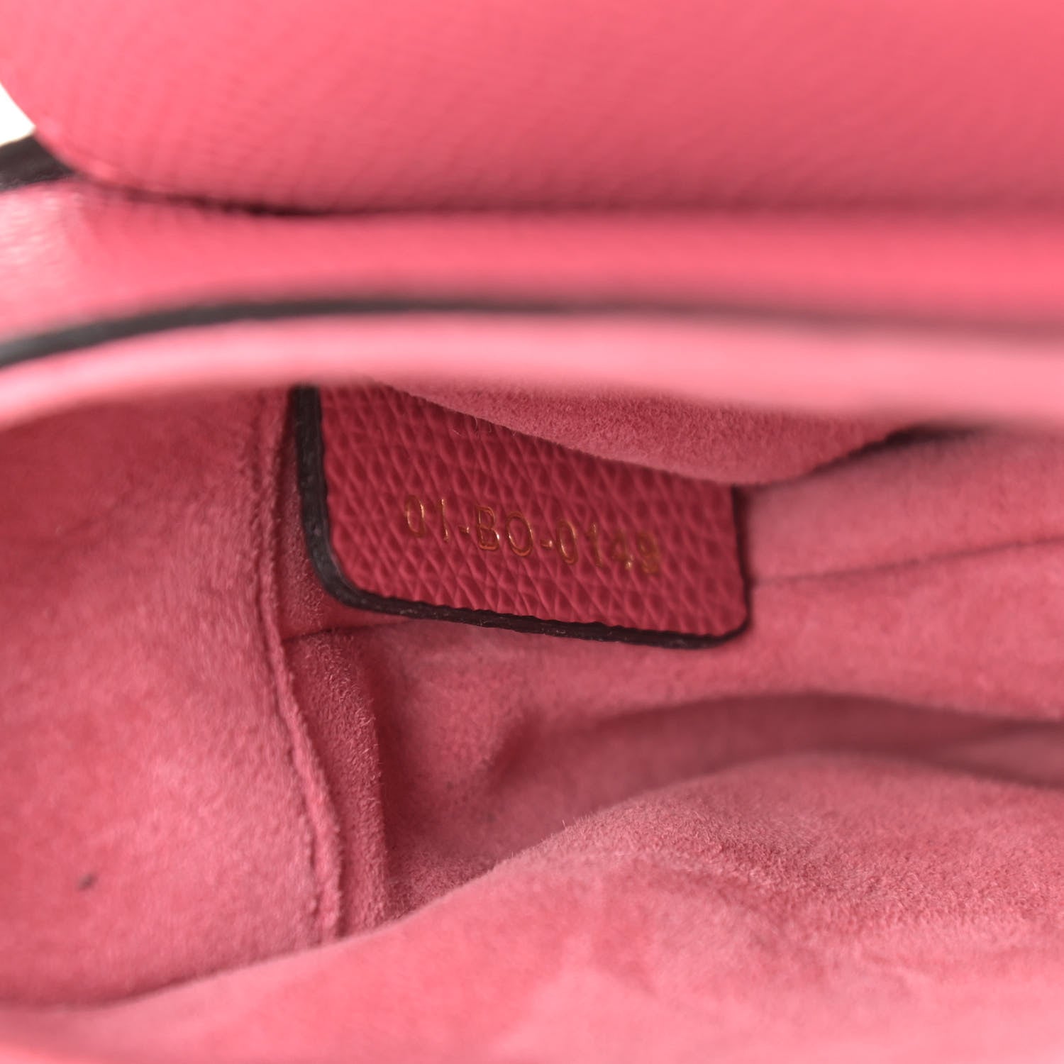 Christian Dior Grained Calfskin Mini Saddle Bag Dusty Pink 7 of 11
