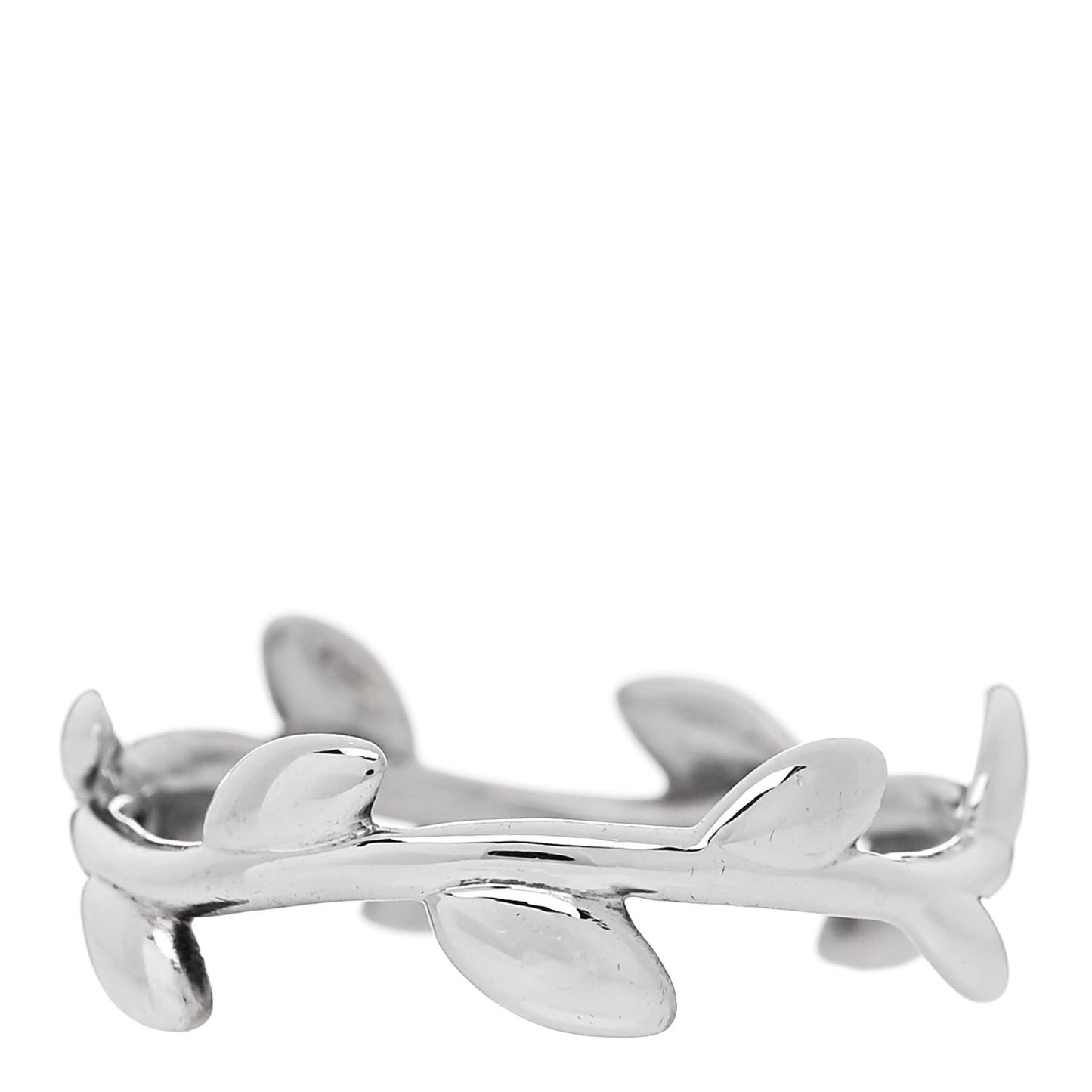 Sterling Silver Paloma Picasso Narrow Olive Leaf Band Ring 49 5
