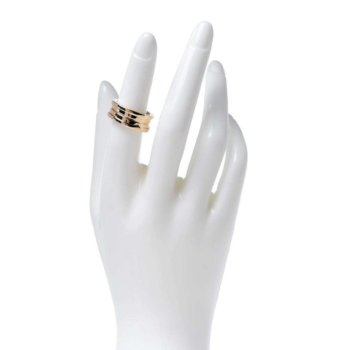18K Yellow Gold B.Zero1 Three-Band Ring 53 6.25