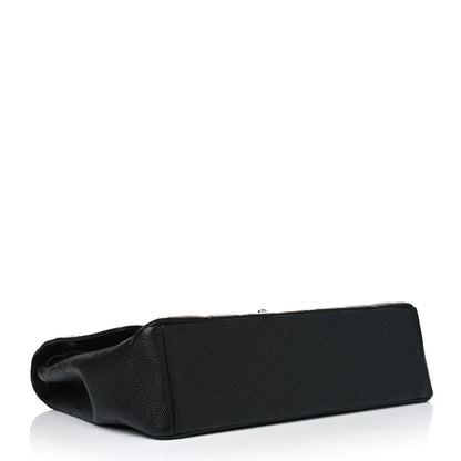 Chanel Caviar Quilted Maxi Double Flap Black 3 of 8