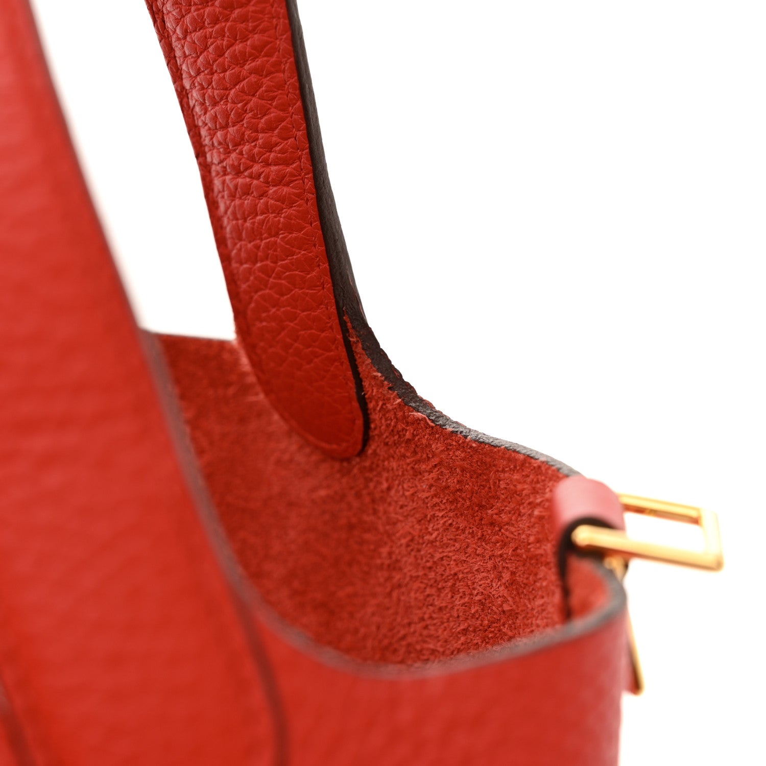 Hermes Taurillon Clemence Picotin Lock 18 PM Rouge Tomate 11 of 11