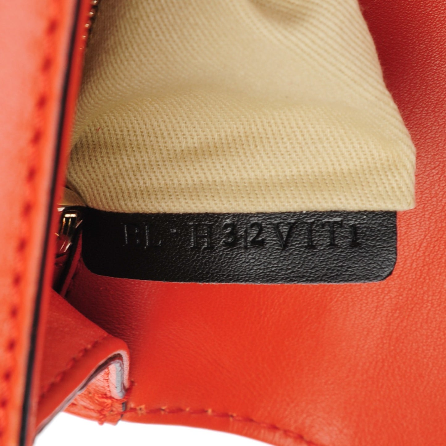 Vitello Small Glam Lock Rockstud Flap English Red