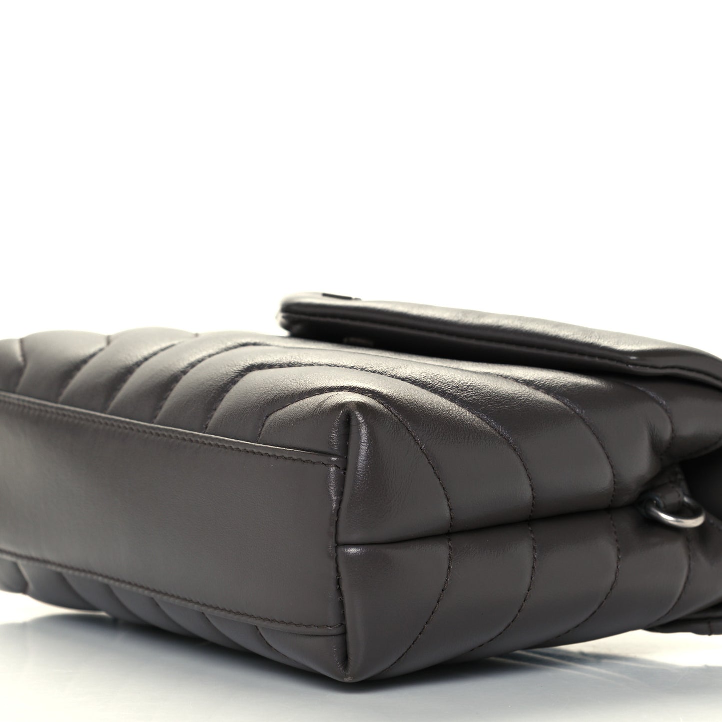 Calfskin Y Quilted Monogram Toy Loulou Crossbody Bag Faggio