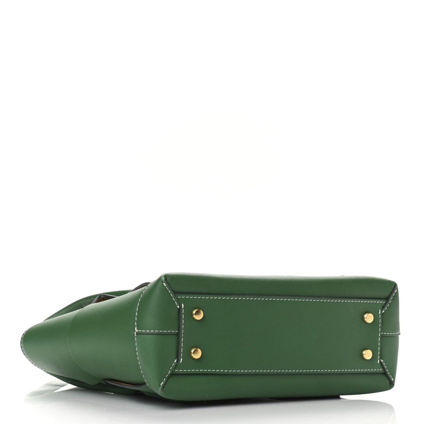 French Calfskin Maxi Intrecciato Arco 33 Racing Green