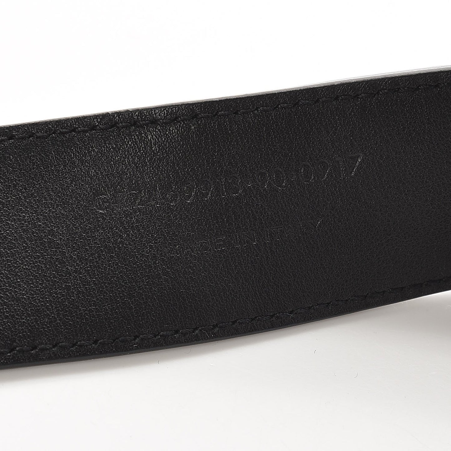 Lambskin Interlocking Monogram Belt 90 36 Black