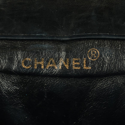 Chanel Lambskin Quilted Backpack Black 6 of 9