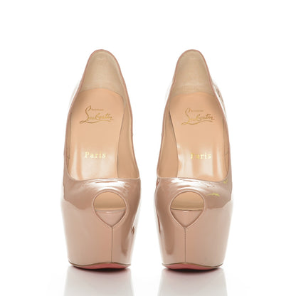 Christian Louboutin Patent Highness 160 Pumps 36 Nude 2 of 6