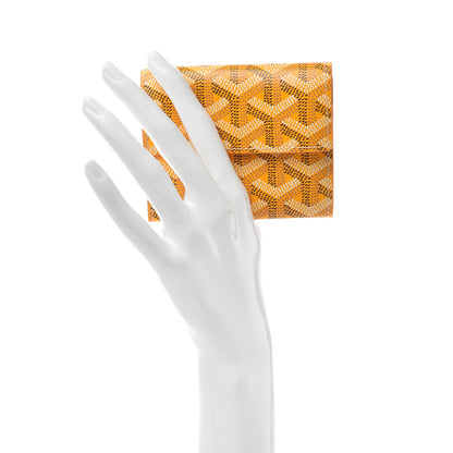 Goyard Goyardine Marigny Coin Purse Wallet Yellow 2 of 7