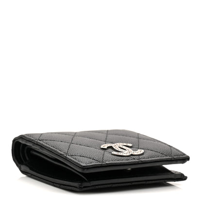 Chanel Caviar Quilted Small Bifold Wallet Black 4 of 10