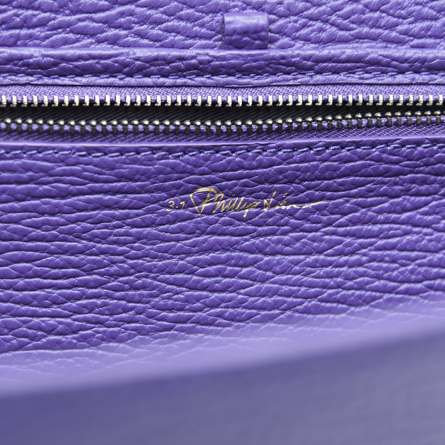 3.1 Phillip Lim 3.1 Textured Calfskin Pashli Backpack Bright Violet 5 of 9