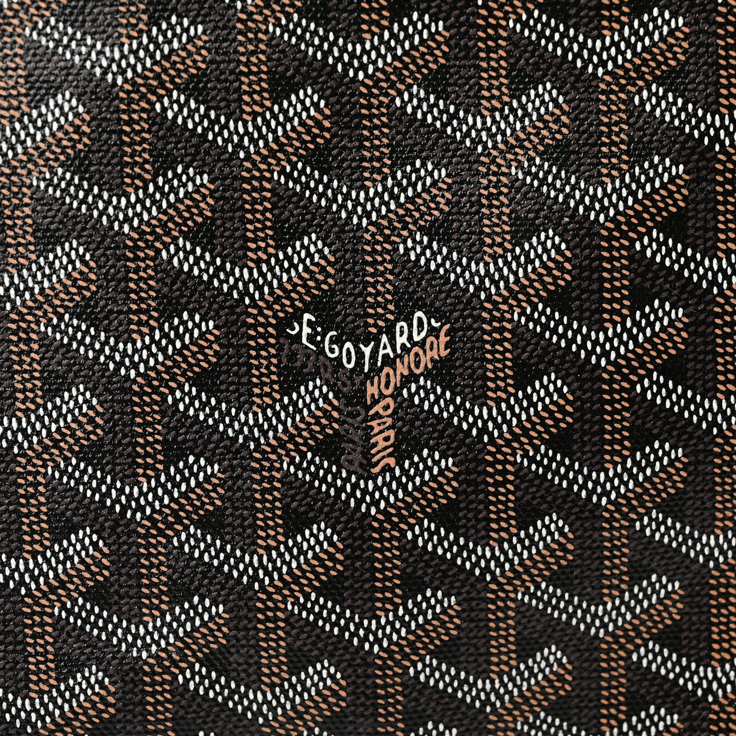 Goyardine Sainte Marie Soft Clutch Black